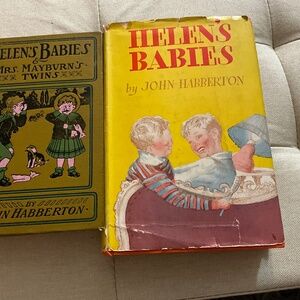 Lot of 2 Books: Helen’s Babies & Mrs. Mayburn’s Twins, and Helen’s Babies
